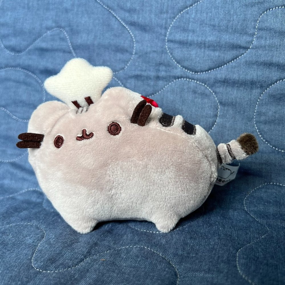 Pusheen Chef Plush Keychain Clip